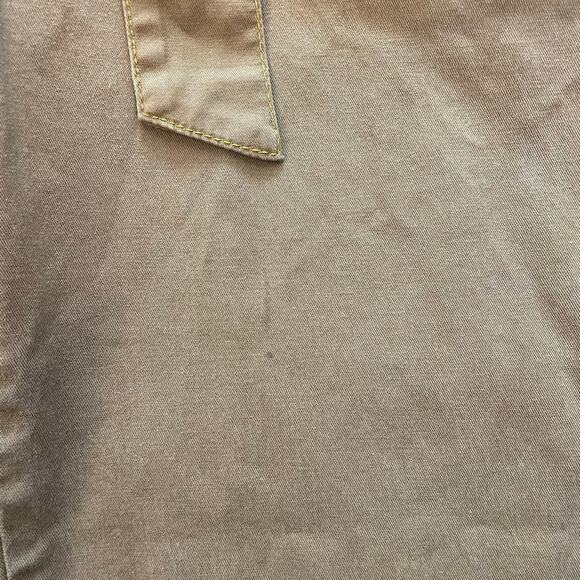 cabi Women’s Size 4 Paperbag Waist Pants Khaki Beige Tie Belt Utility Style 5693 - Picture 8 of 8